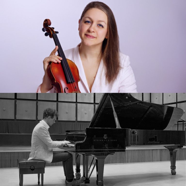 Jens Barnieck (Klavier), Jeanette Pitkevica (Violine)